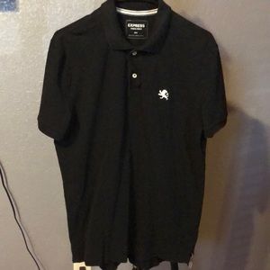 Express black polo shirt